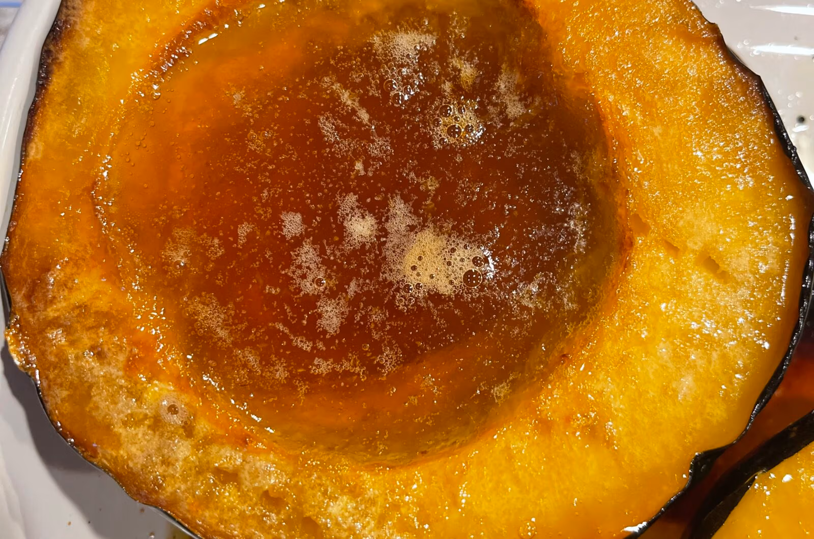 Roasted Acorn Squash with Maple Butter Glaze