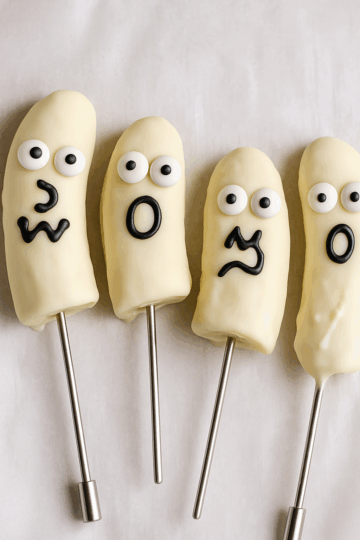 White Chocolate covered Bananas