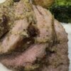 slices of perfectly roasted leg of lamb