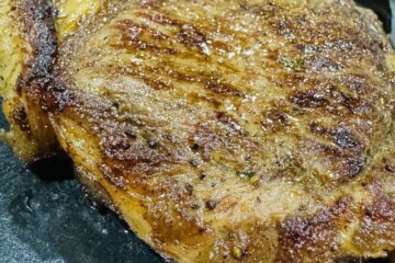 Pan Seared Ribeye Steak