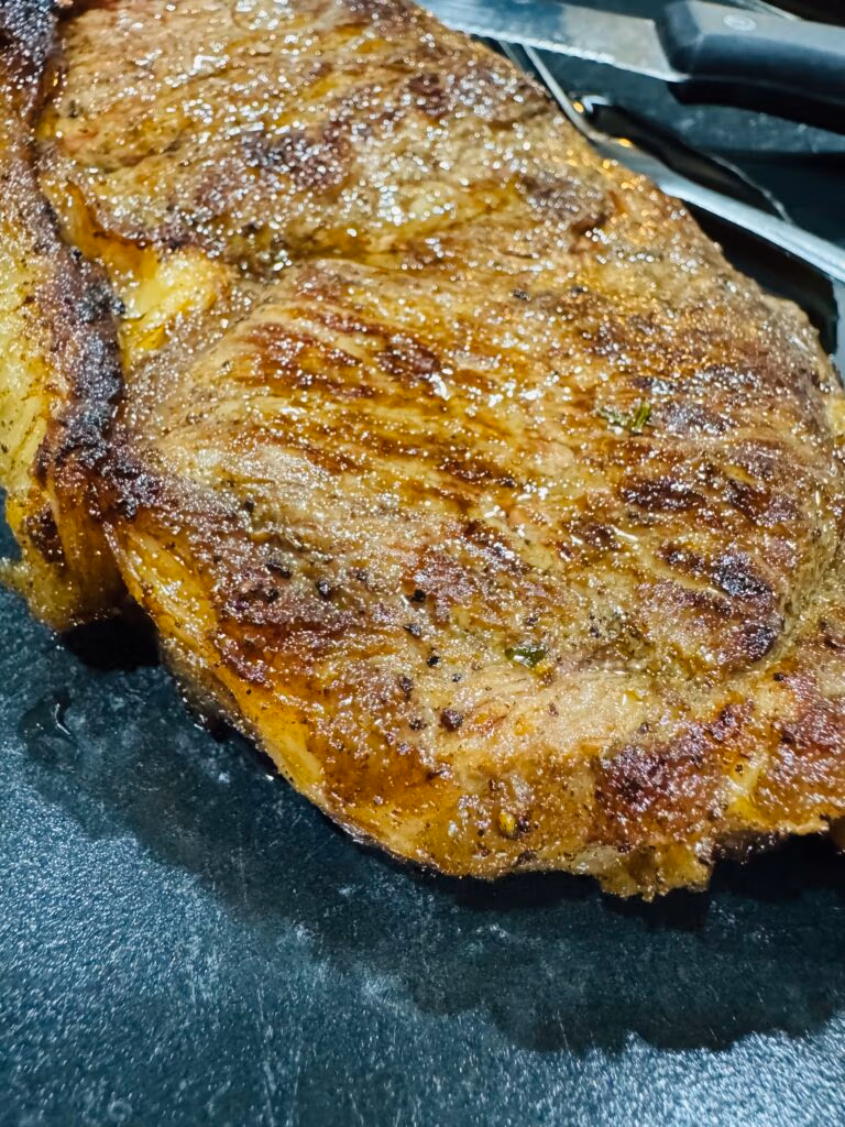 Pan Seared Ribeye Steak