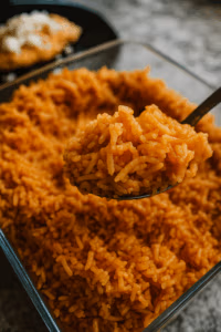 a spoonfull of mexican rice