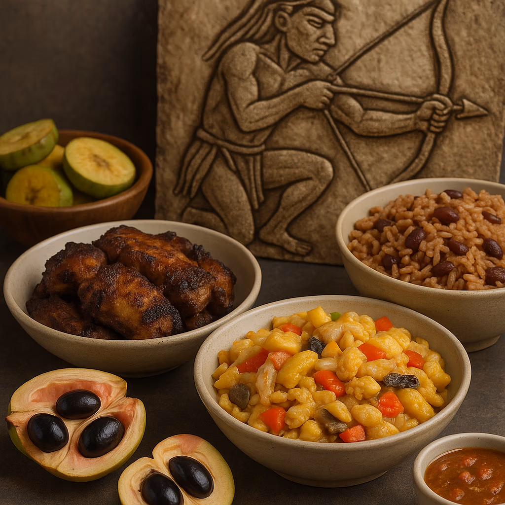 Jamaican History and Food Image