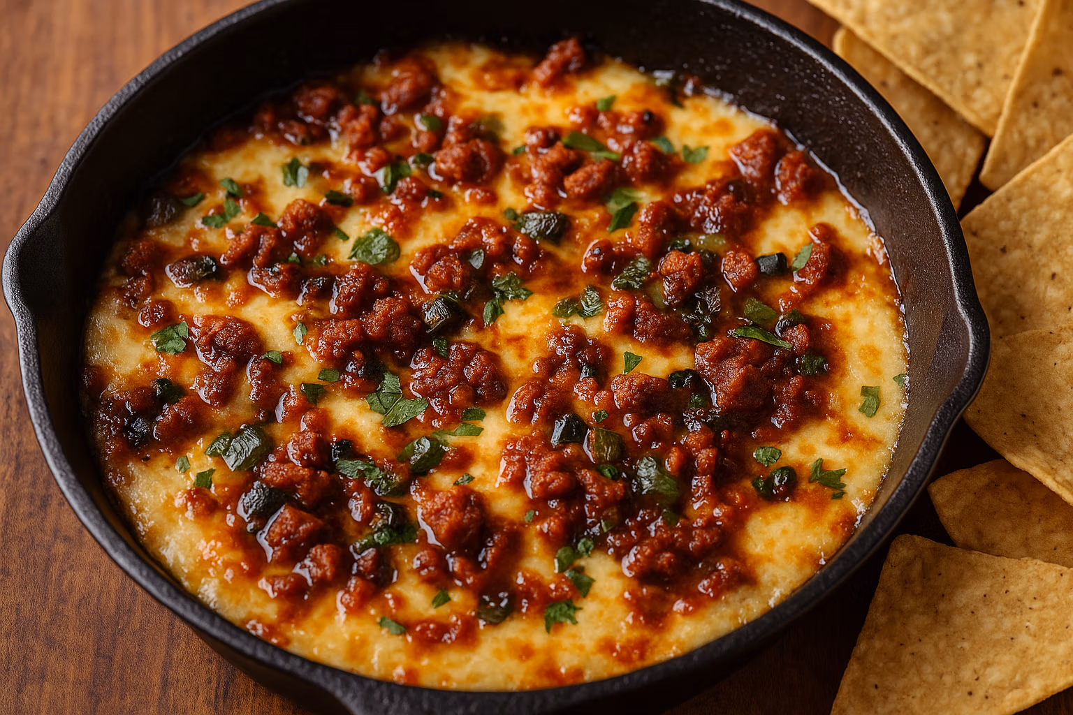 You Will Love This Spicy Queso Fundido with Chorizo
