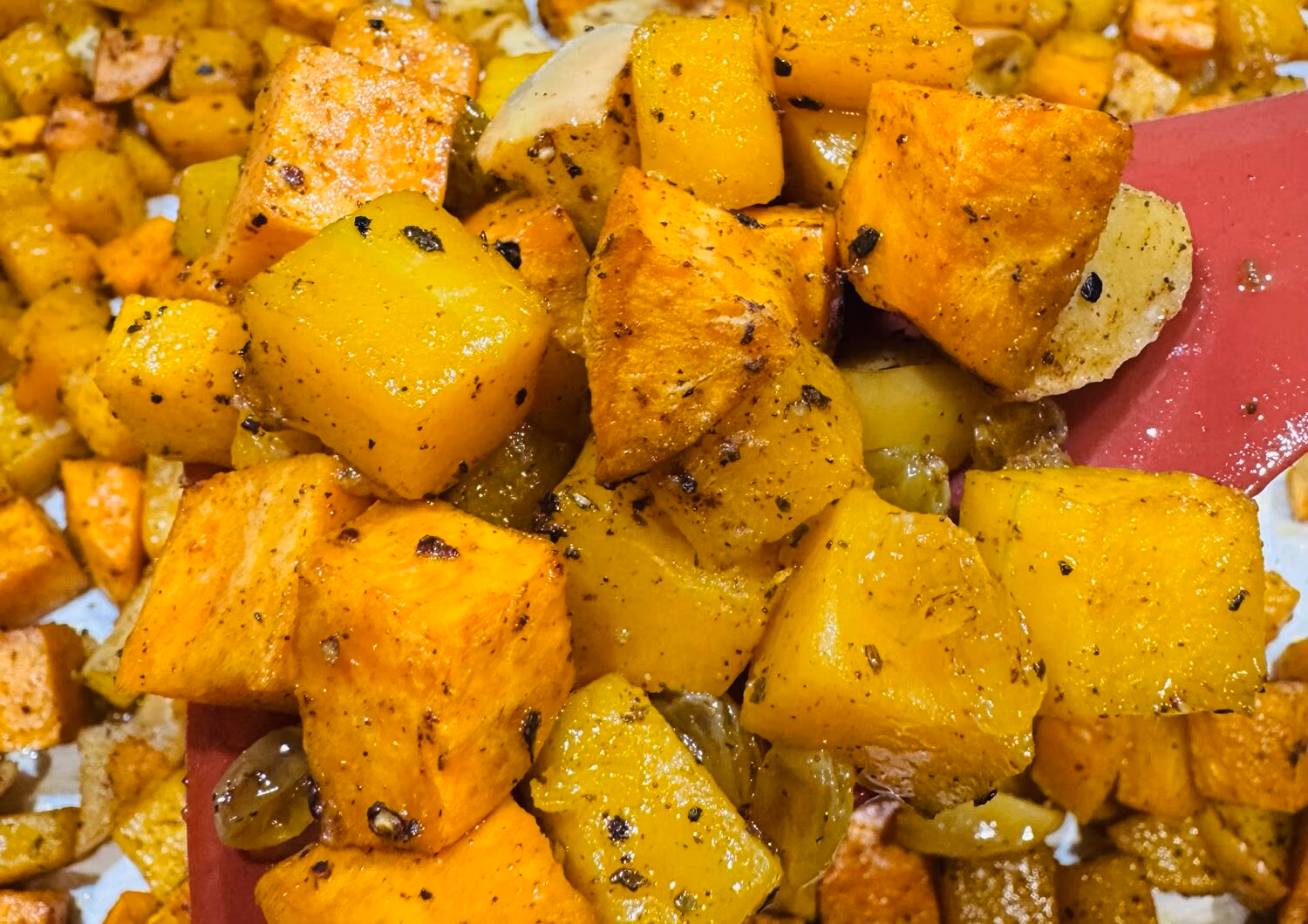 Roasted Butternut Squash, Sweet Potato & Apple with Golden Raisins