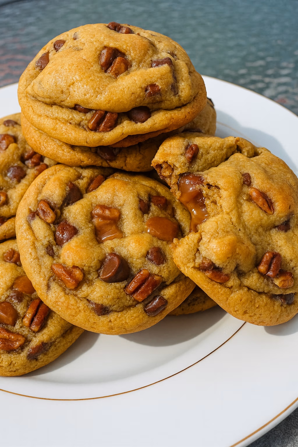 How To Make Make Chocolate Caramel & Toasted Pecan Cookies