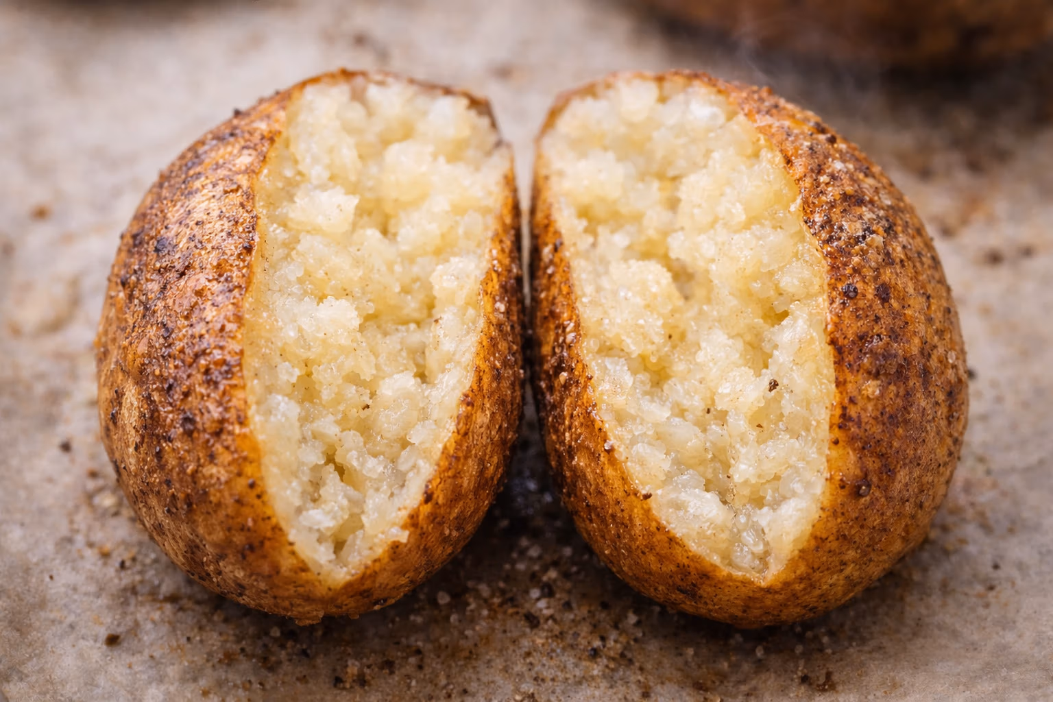 Camille’s Ghee-Rubbed Baked Yukon Gold Potatoes