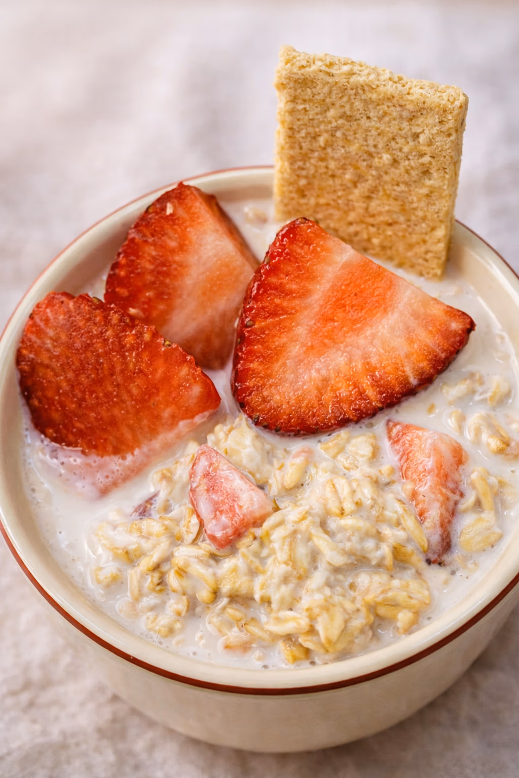 You Will Love This Easy Strawberry Shortcake Overnight Oats Recipe