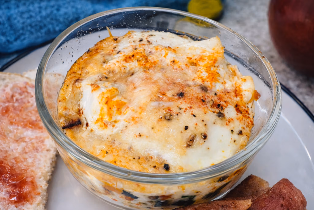 baked eggs breakfast